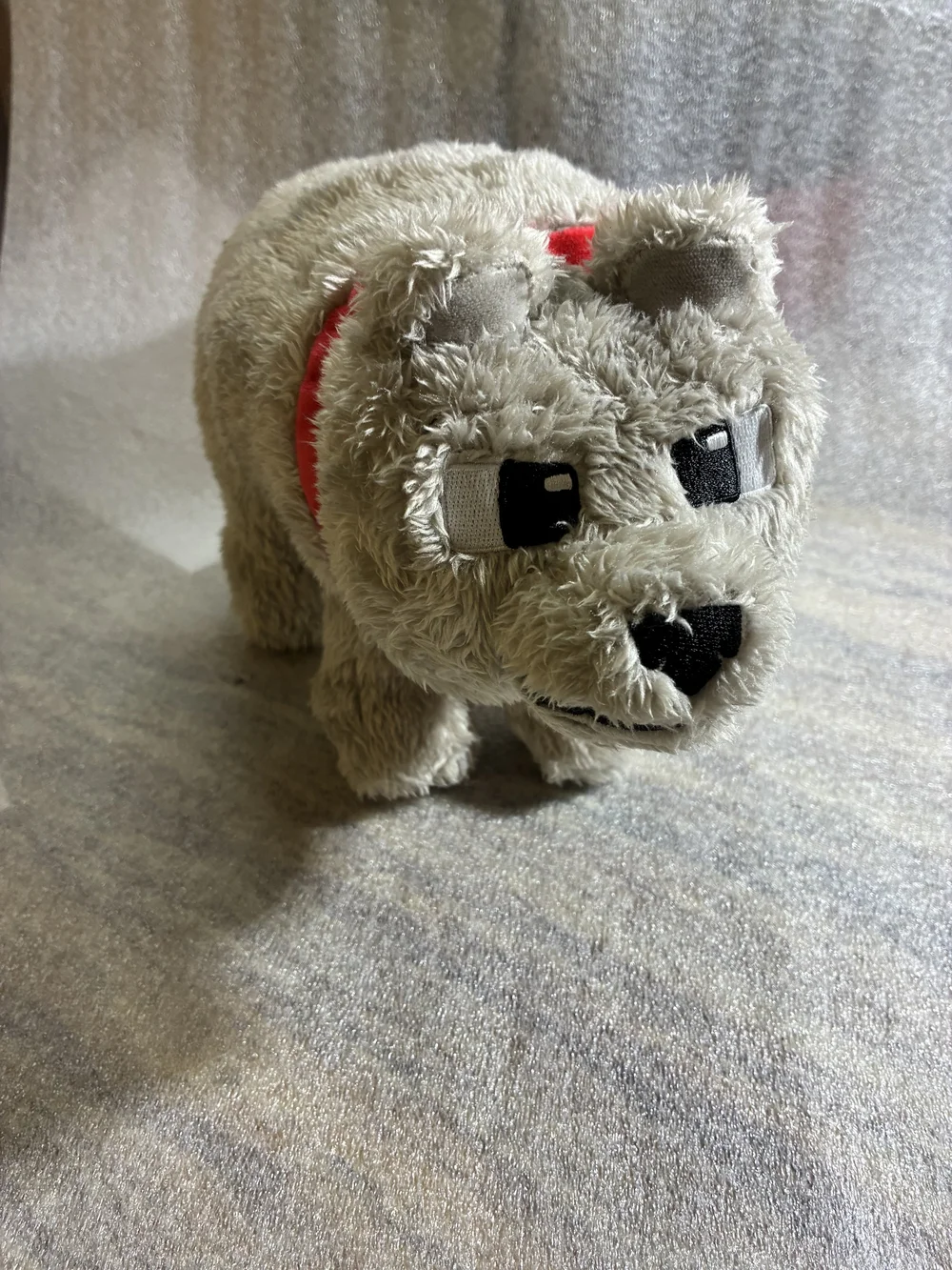 Minecraft Movie Dennis Wolf Plush